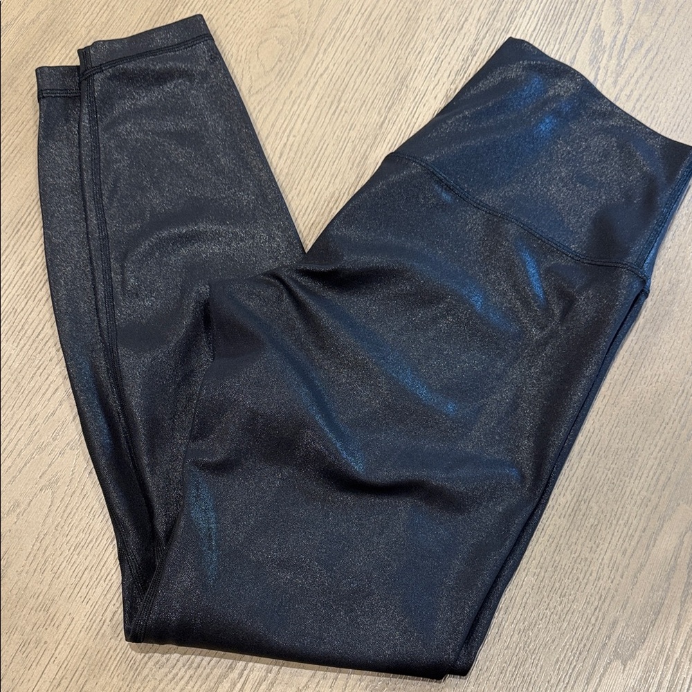 Lululemon Align Black Shimmer Leggings Size 10